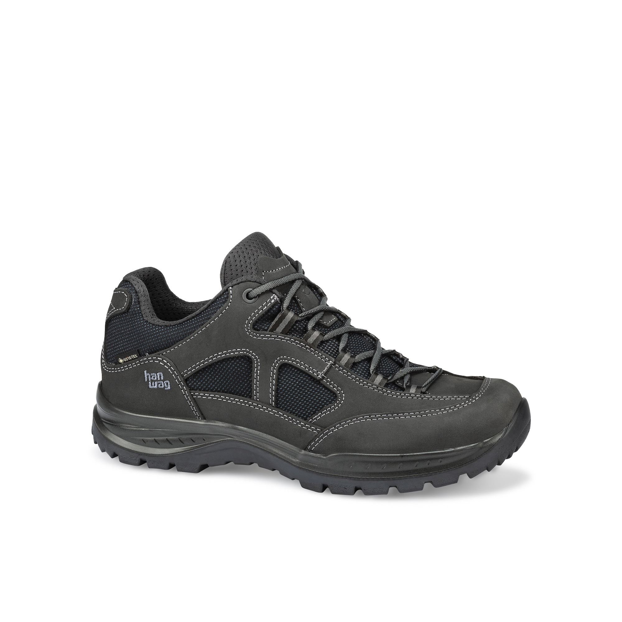 Hanwag Men's Gritstone II GTX Hiking Shoes Deep Grey/Black OLYHA8476